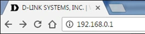 D-Link router’s web-based