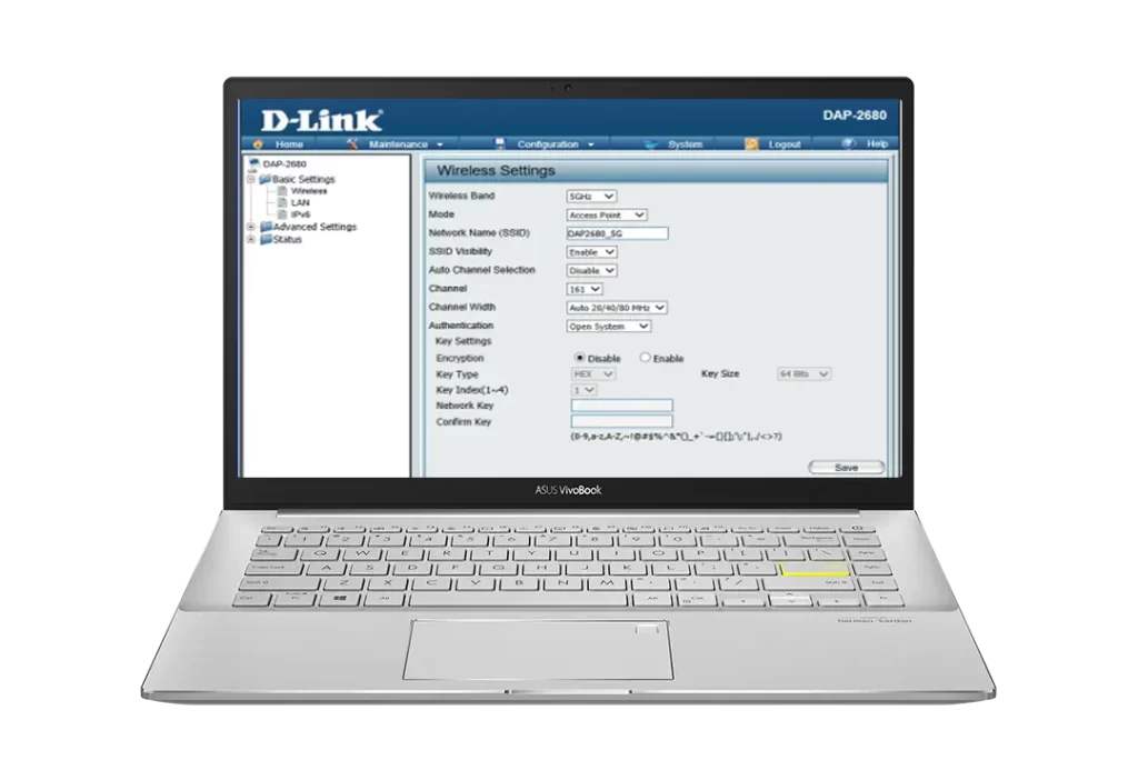 Configure the D-Link DAP-2680