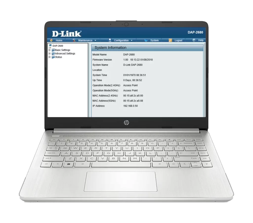 D-Link DAP-2680 Setup via the Web Browser